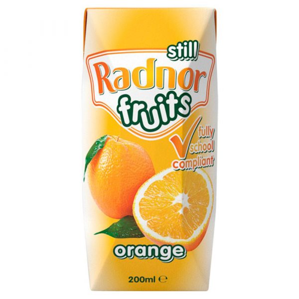 Radnor Fruits Orange Carton 200ml x 24