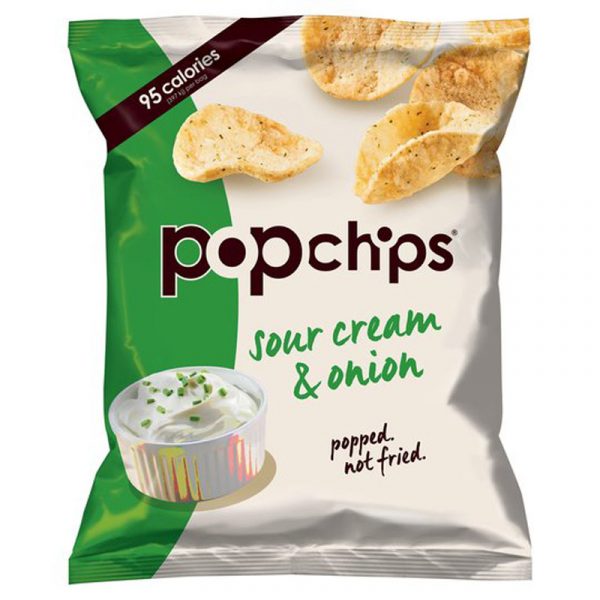 Popchips Sour Cream & Onion 23g x 24