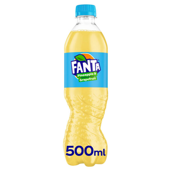 Fanta Pineapple & Grapefruit Bottles 500ml x 24 - PROFIT BOOSTER (BB 31/10/25)