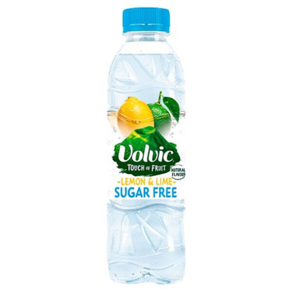 Volvic Lemon & Lime Touch of Fruit Bottles 500ml x 12