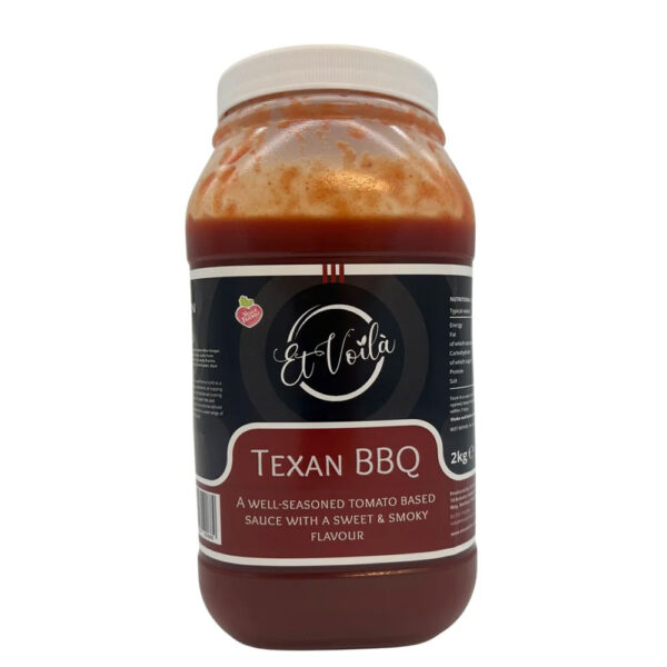 Et Voila Texan BBQ Sauce 2kg x 2 - REDUCED TO CLEAR (BB 20/05/25)