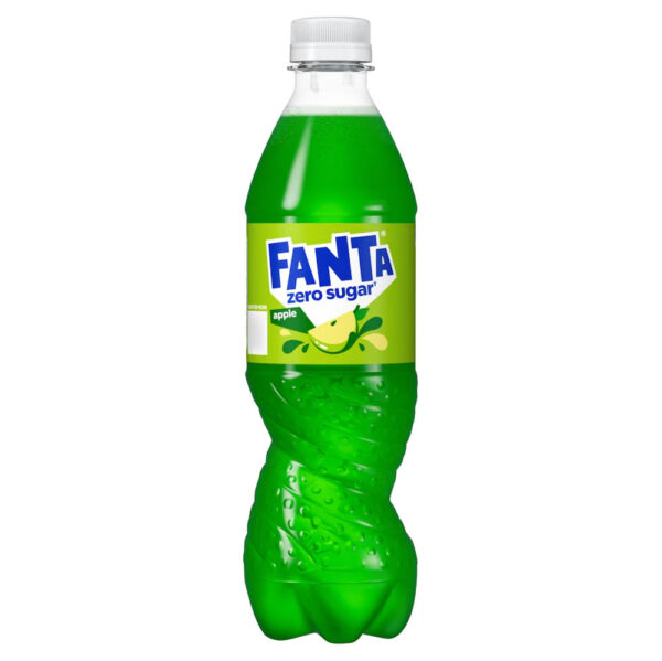 Fanta Apple Zero Bottles 500ml x 24 - PROFIT BOOSTER (BB 31/08/25)