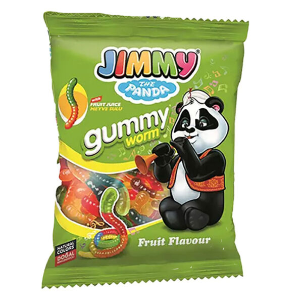 Jimmy Gummy Worms 80g x 12 - PROFIT BOOSTER (BB 26/07/26)