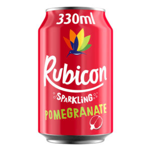 Rubicon Sparkling Pomegranate Cans 330ml x 24 - PROFIT BOOSTER (BB 31/01/27)