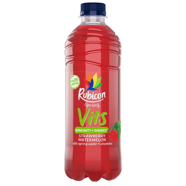 Rubicon Spring Vits Strawberry & Watermelon 500ml x 12 – PROFIT BOOSTER (BB 30/11/25)