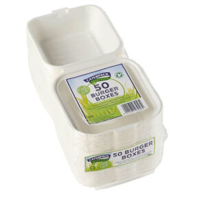 Caterpack Enviro 6" Burger Boxes x 50