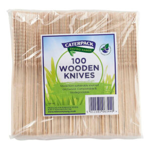 Caterpack Wooden Knives (10 x 100 pack) x 1000