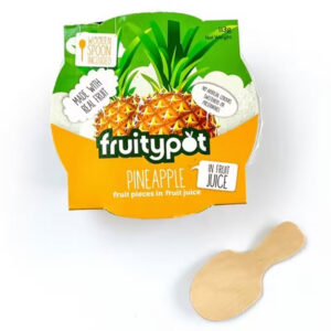 Fruitypot Pineapple in Juice with Spoon 113g x 18