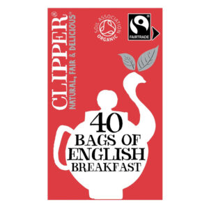 Clipper Fairtrade Organic English Breakfast Tea Bags 40 x 6