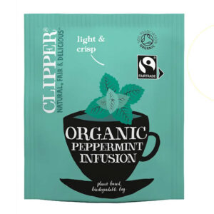 Clipper Fairtrade Organic Infusions Peppermint Tea Envelopes 25 x 6